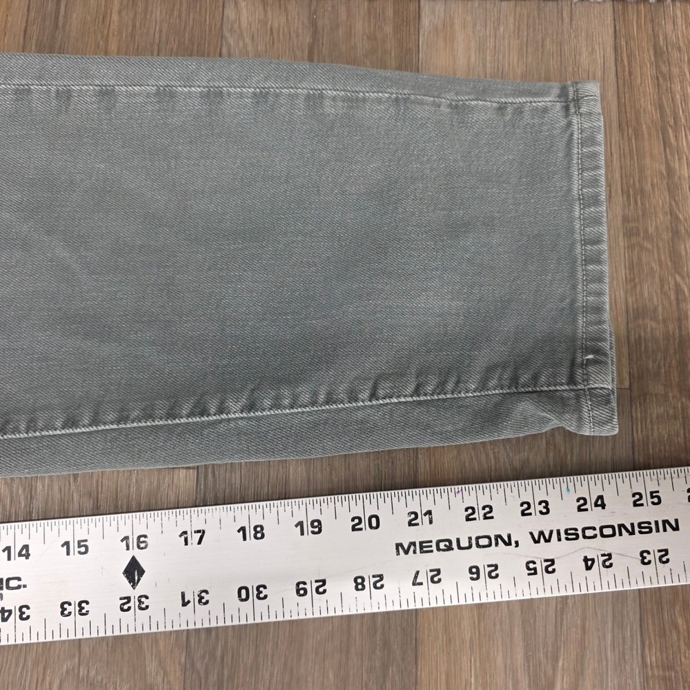 Comptoir des Cotonniers Women's Gray Denim Jeans Size 26‎ Cropped Straight Leg - Picture 7 of 8